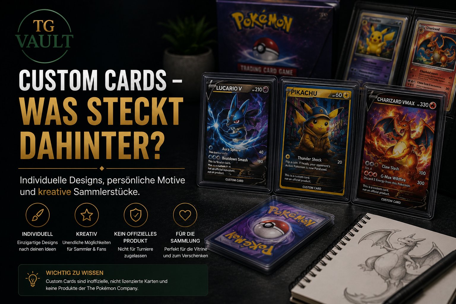 Custom Pokémon-Karten im Fan-Design – Was sind Custom Cards und sind sie legal?